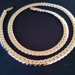 Gold 18k Plated Necklace Chain