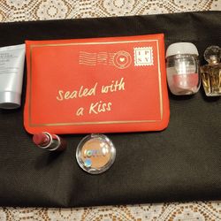 Cosmetic Minis. Last Pic Shows Back Side Of Pouch