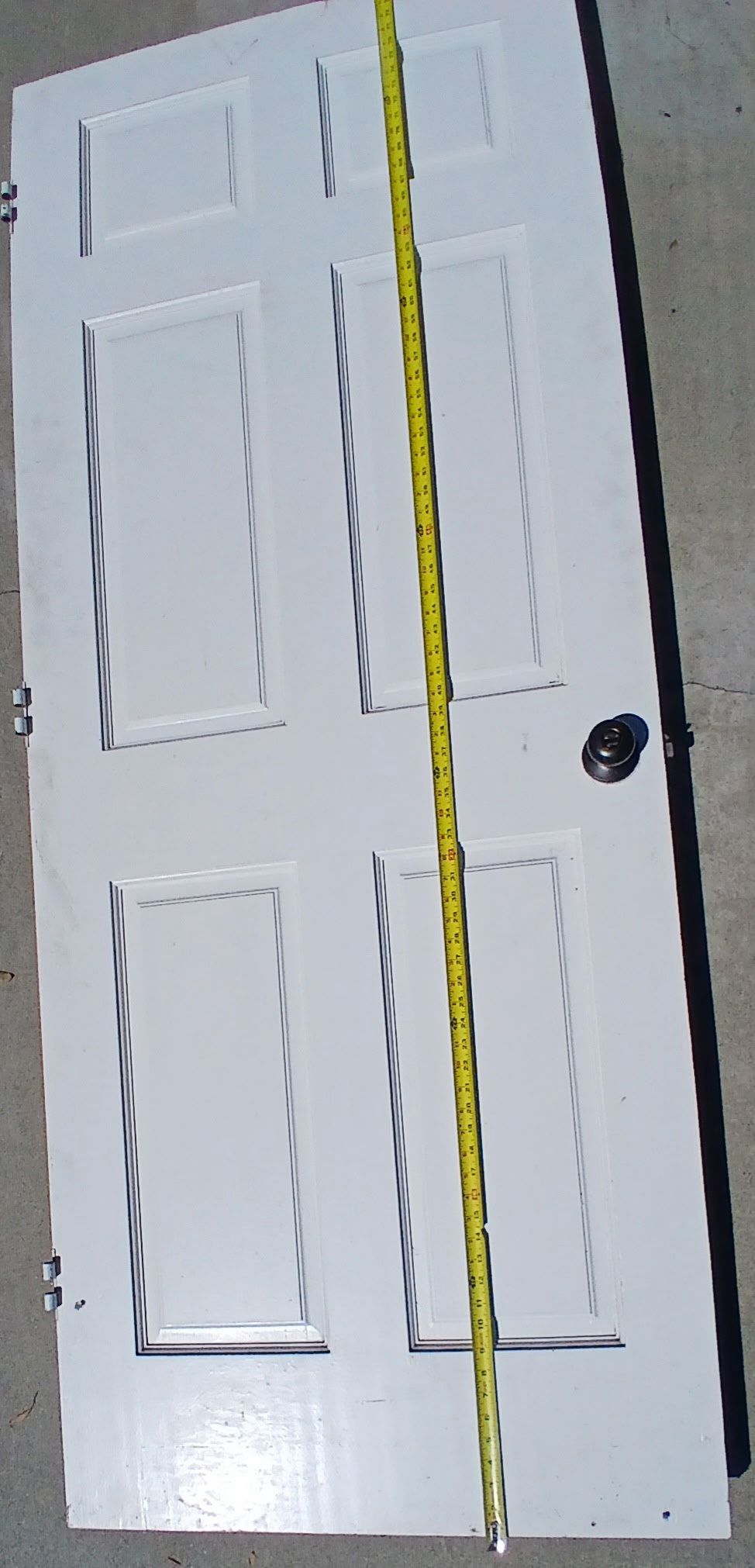 Strong Wooden White Door