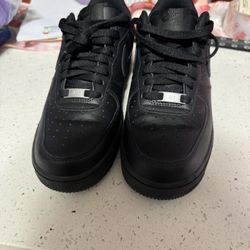 Black Air Force 1 Sneakers 