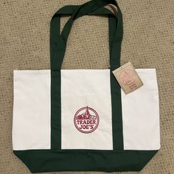 Trader Joe’s Green Full Size Tote Bag 