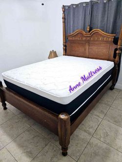 NEW QUEEN PILLOW TOP MATTRESS AND BOX SPRING