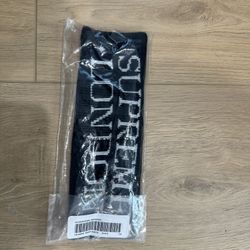 Supreme International Headband FW19 NWT Black