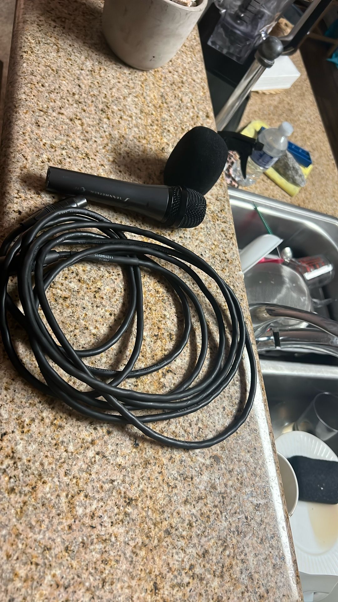 Mic Stand And Cord