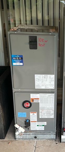 Rheem split ac system, condenser, air handler (used)2017