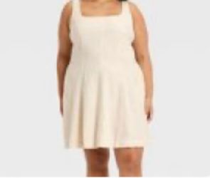Women’s Sleeveless Linen Mini A-Line Dress