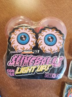 Slime Ball Light Up Skateboard Wheels 66mm