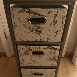 Paris Eiffel Tower Table With Drawers