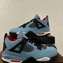 Blue Red Jordan 4