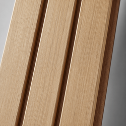 WALLSMARK Natural Oak Fluted PS Wall Panel