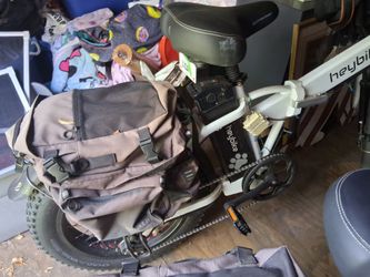 Two electric hey bikes