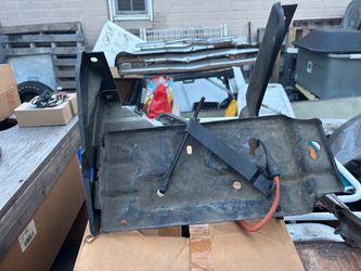 Original 1961 to 1964 battery tray for a Ford truck