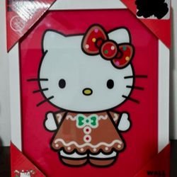 Hello Kitty christmas light up wall art
