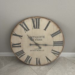 Antique Farmhouse Clock 