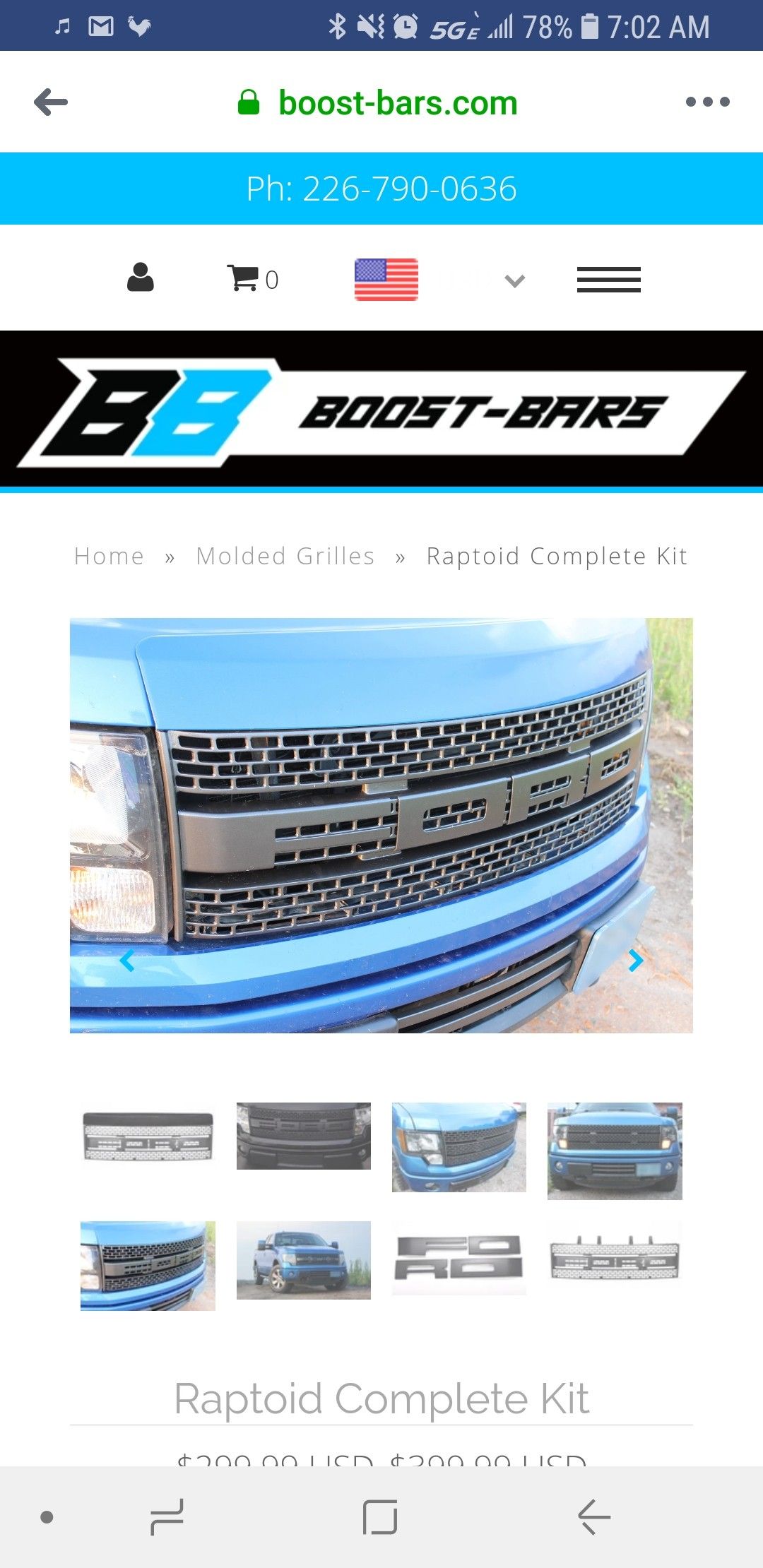 Boost Bars Raptoid Grill
