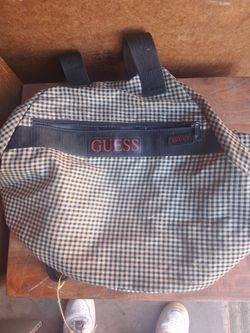 Guess Checkered Fanny Pack Waist Bag