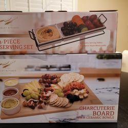 Serving Set and Charcuterie Board