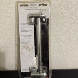 Adjustable shower arm extender 12 in.