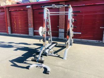 Tuff stuff half discount cage smith machine