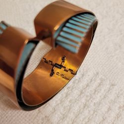 Vintage Matisse Copper Bracelet