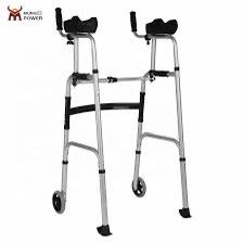 Folding Rollator Rollator Walkers Senior Walkers with Wheels, Lightweight Foldable Mobility Walker Aids for Seniors/Elderly/Disabled Walking, Upright 