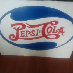 Double sided wood sign