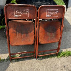 Vintage Coca-Cola chairs