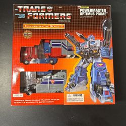 Hasbro 2002 - Transformers (More than meets the eye) Commemorative Series II Powermaster Optimus Prime w/ Apex Armor - Generation One - Classic re-iss