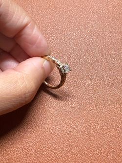Engagement Ring - Kay Now + Forever 1/3 CTW 14K Yellow Gold Size 7 - $650 OBO