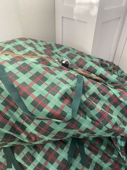 !selling 2 Christmas tree bags holding 9 foot Christmas 