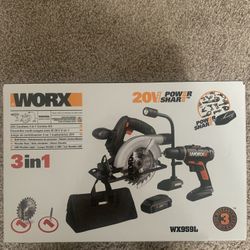 WORX 3 in 1 Combo Kit