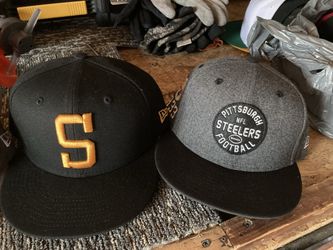 Steelers Fitted Hats Size 7 1/2 And The 7 5/8 for Sale in Bakers Summit, PA  - OfferUp