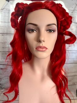 Long Hair Red Costume Wig (New)