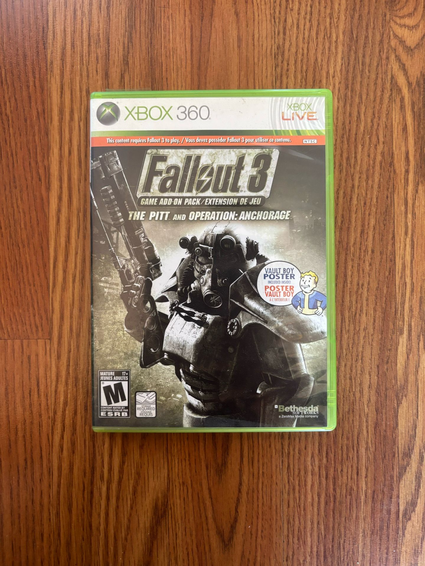 Fallout 3 Game-add On For Xbox 360 
