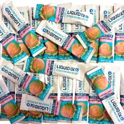 30 Liquid IV hydration multiplier, sugar-free rainbow sherbet, electrolyte drink mix