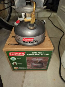 Coleman Dual Fuel 533 Single Burner Camp Stove