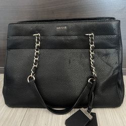 Guess Shoulder Bag - Katiana Chain Strap Girlfriend Bag