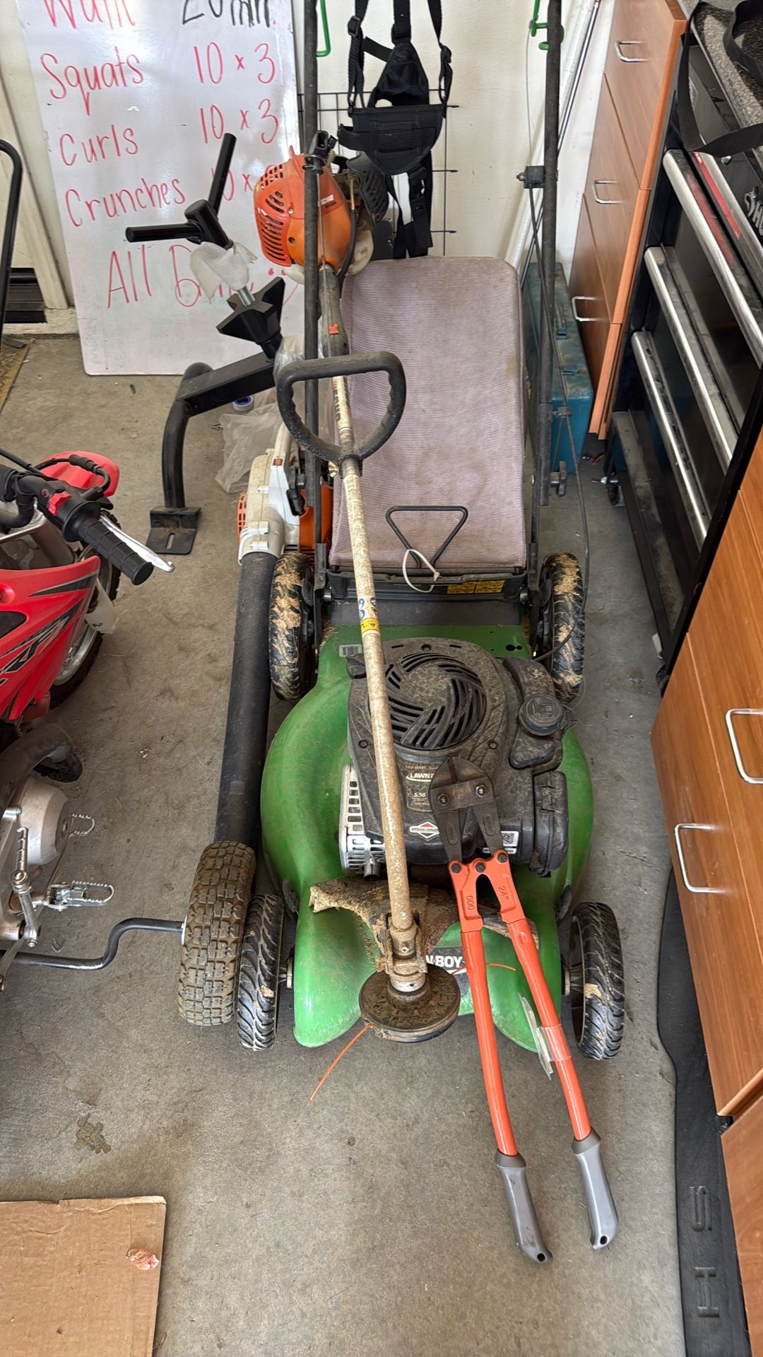 Lawnmower, Blower & Edger
