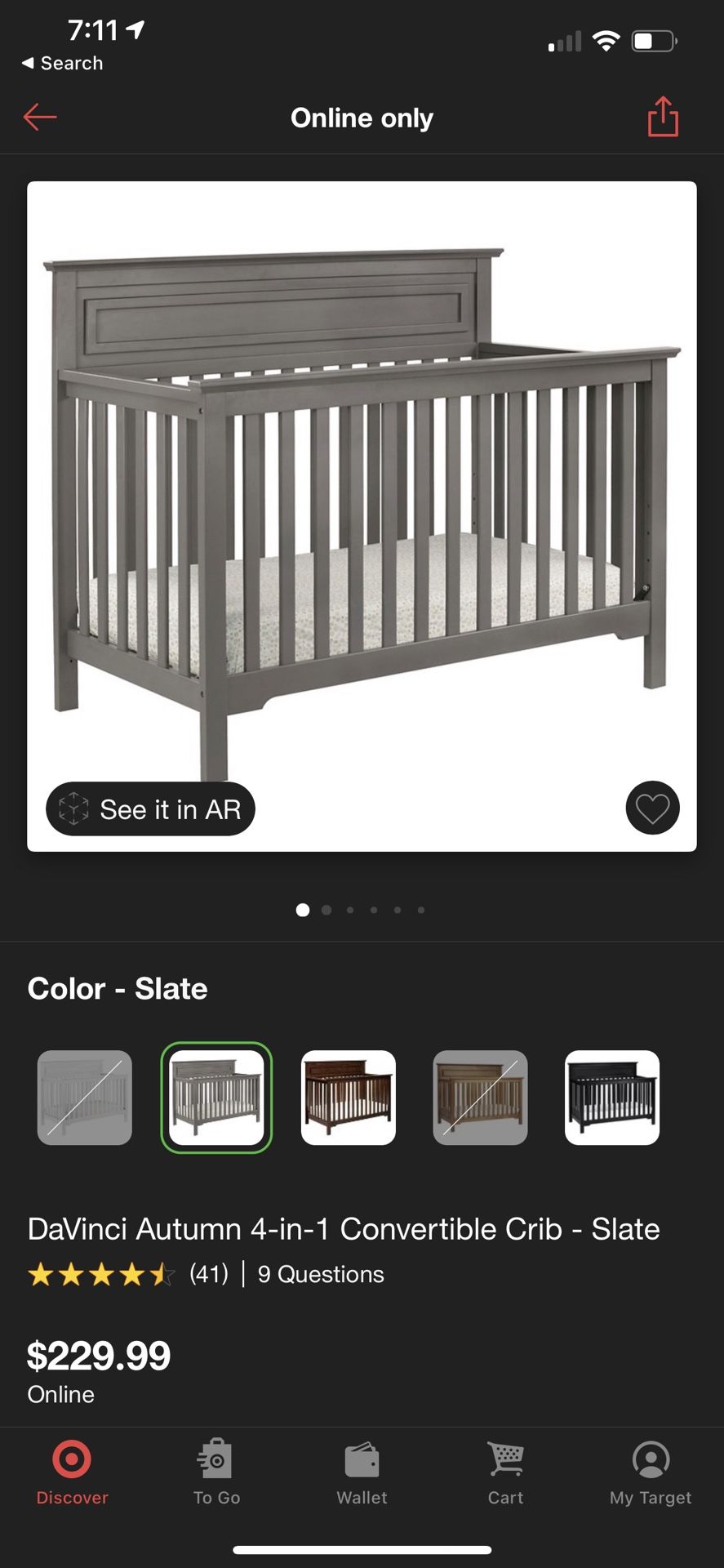 Gently used Crib, No Scratches Mattress Included