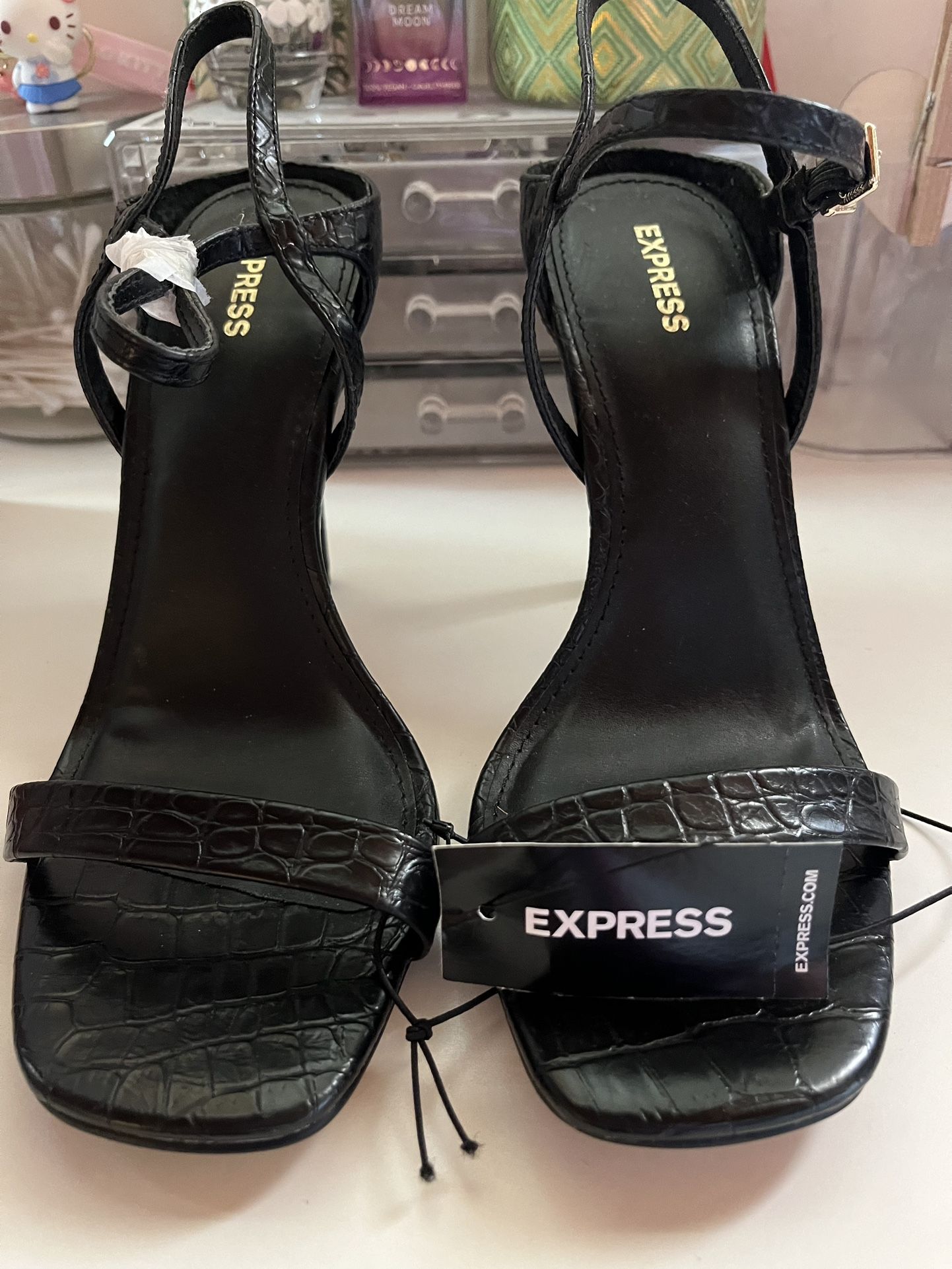 Express Black High Heels