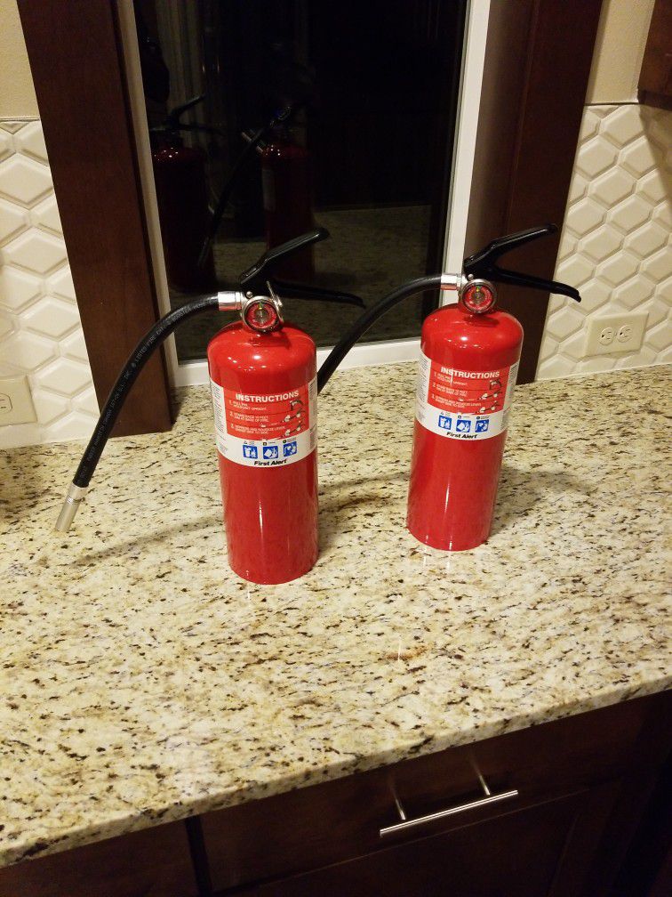2 Fire Extinguishers 