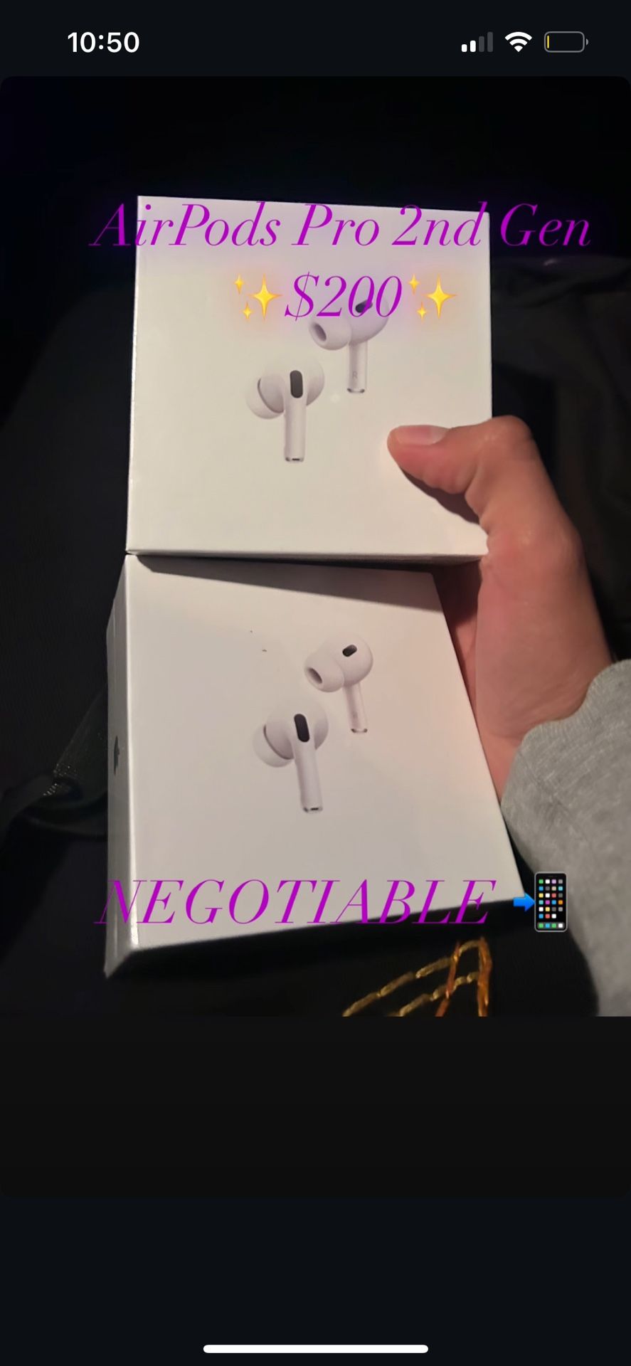 AirPods Pro 2nd Gen NEGOTIABLE📲