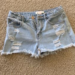 Girl’s Denim Shorts By Forever 21 Girls Size US 9/10
