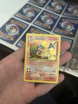 Two Charizards 1999 Base Set