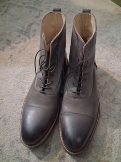 leather boots size 12