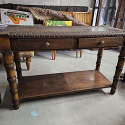 Console Table With 2 Drawers 