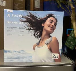 JISULIFE Neck Fan, 2-pack