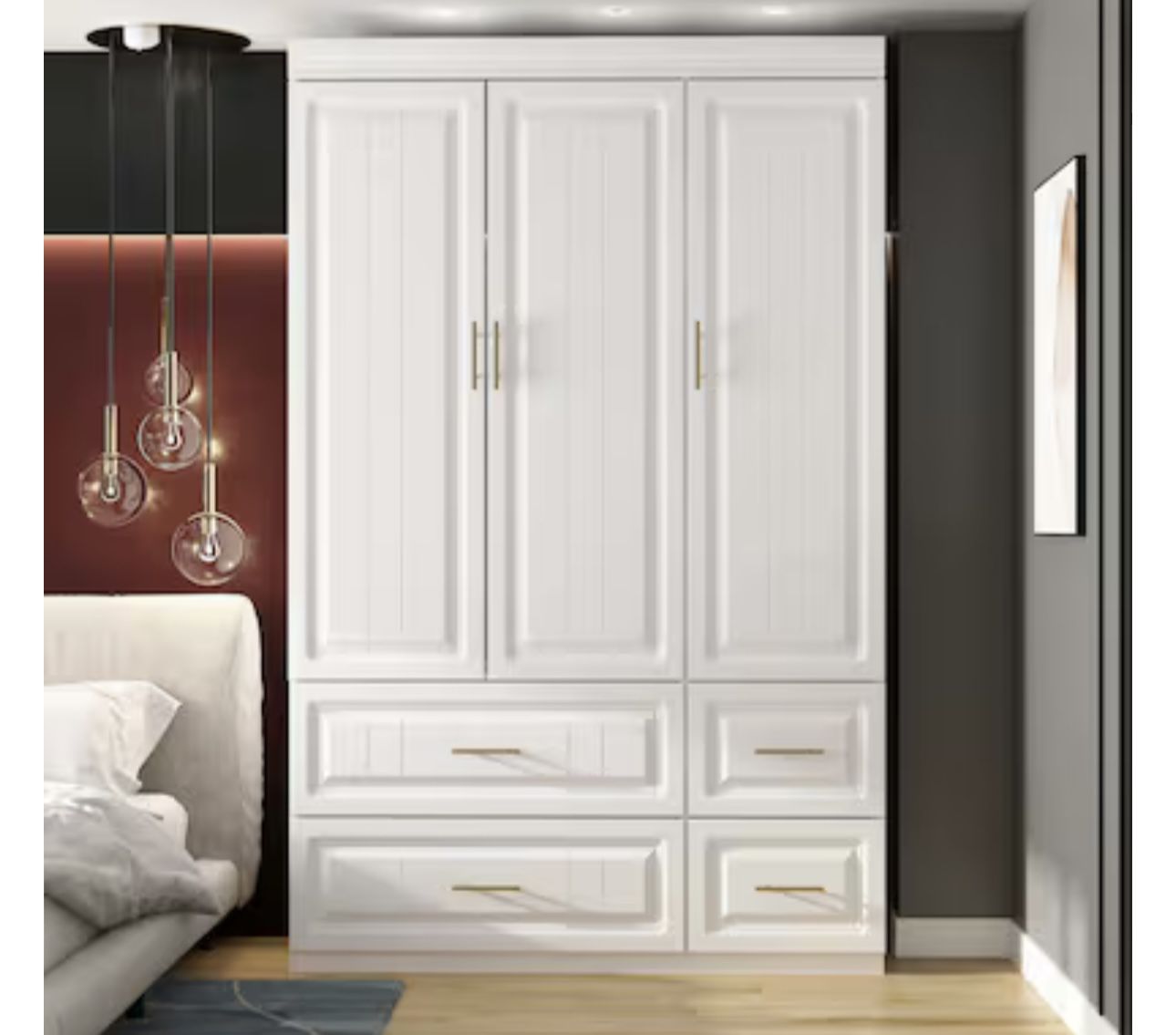 FUFU&GAGA White Armoire