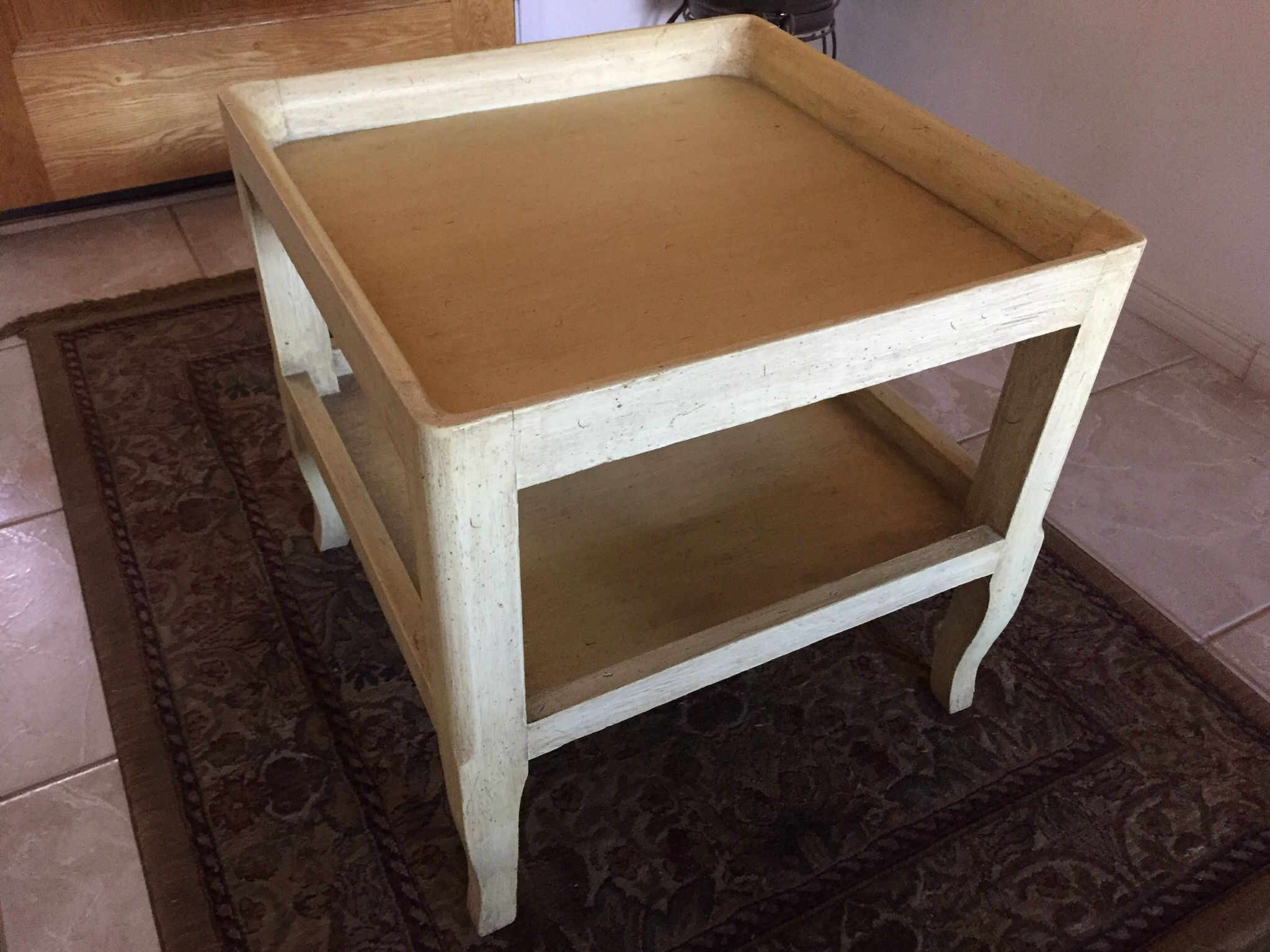 Wooden end table 
