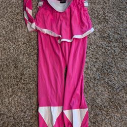 Power Rangers Girls Pink Ranger Costume size( M 7-8)